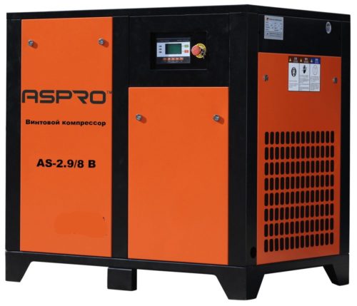 Винтовой компрессор ASair (ASpro) AS-2.6/10-B